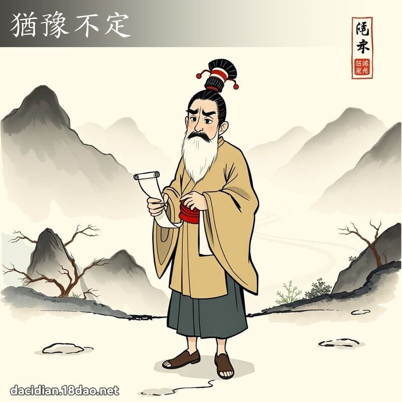 犹豫不定 配图