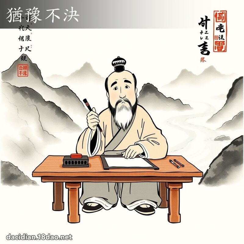 犹豫不决 配图