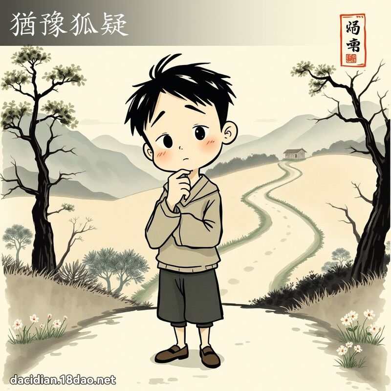 犹豫狐疑 配图