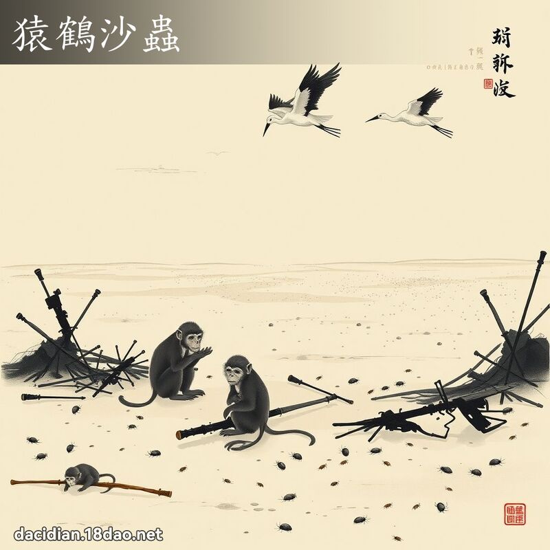猿鹤沙虫 配图