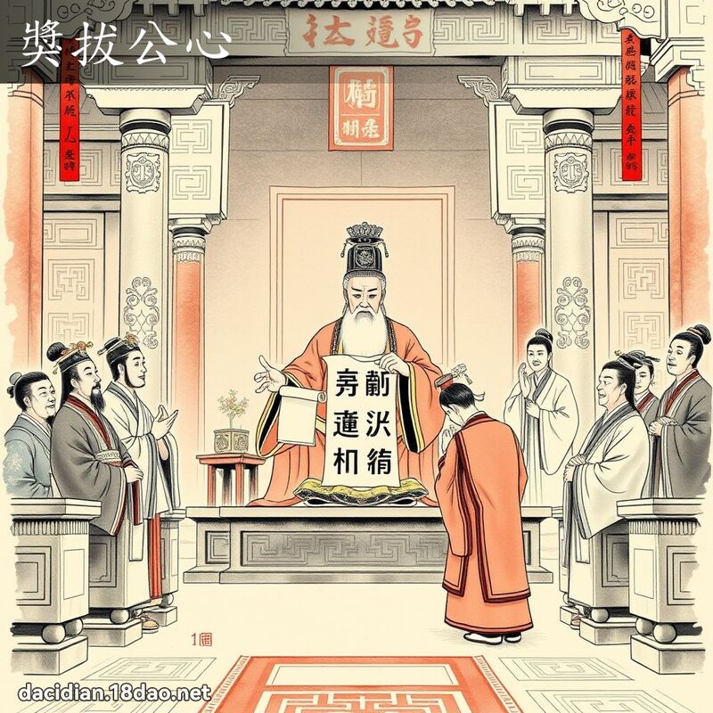 奖拔公心 配图