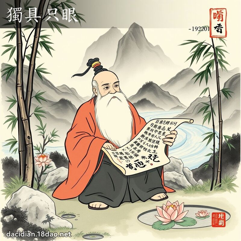 独具只眼 配图