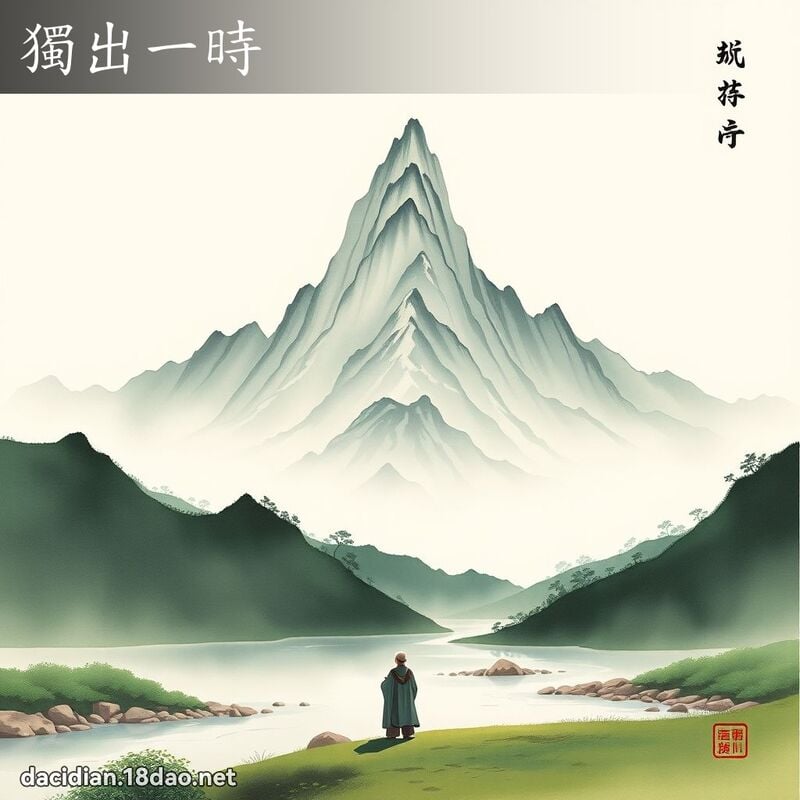 独出一时 配图