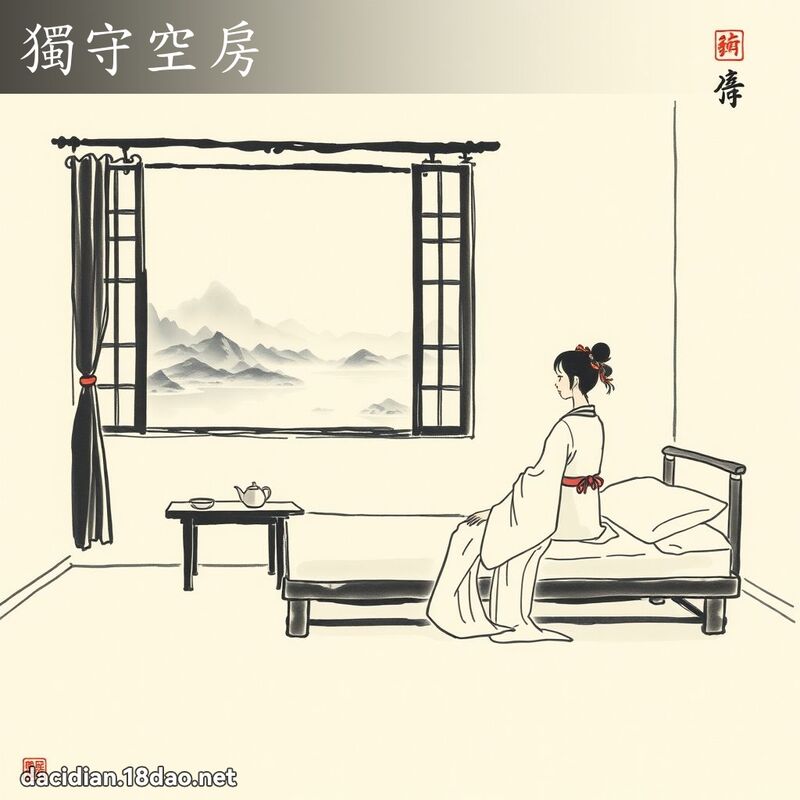 独守空房 配图