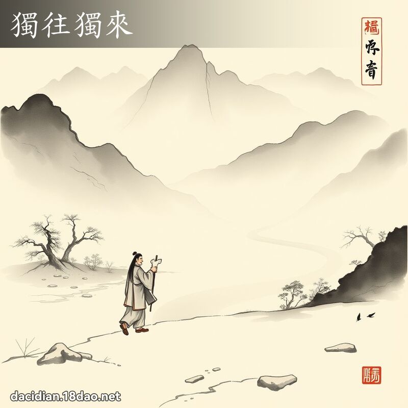独往独来 配图