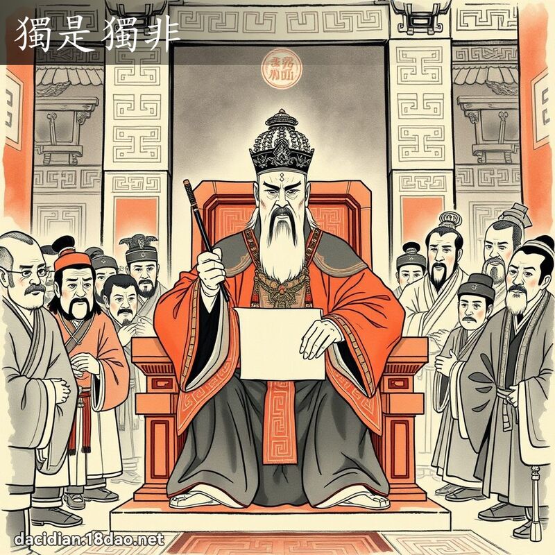 独是独非 配图