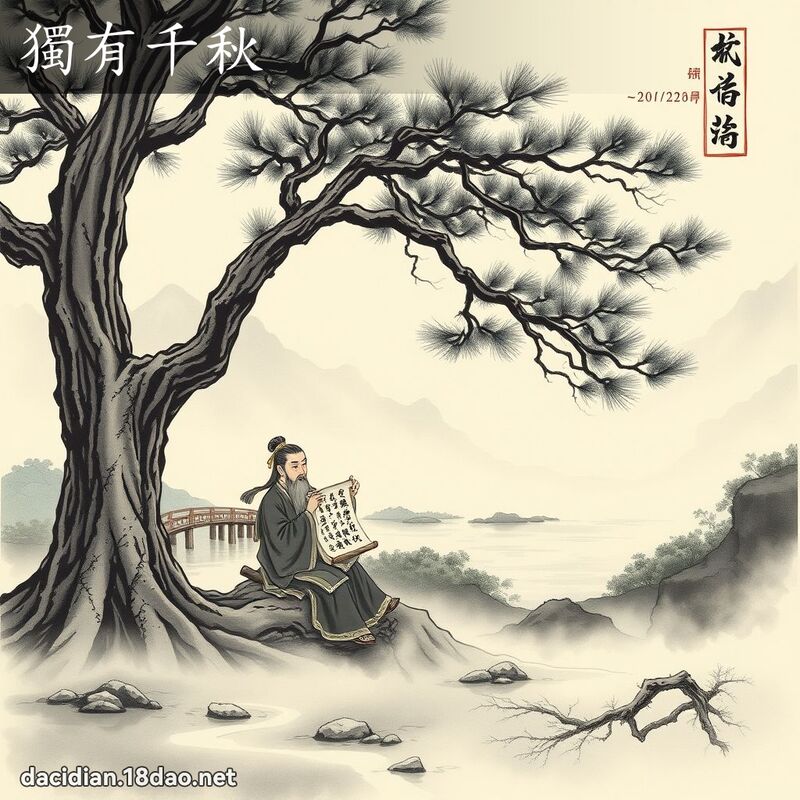 独有千秋 配图