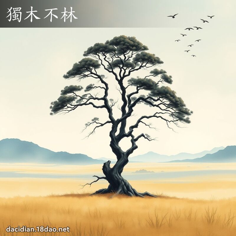 独木不林 配图