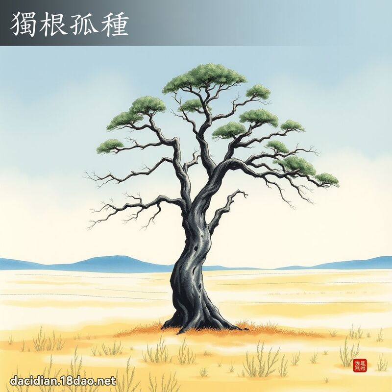 独根孤种 配图
