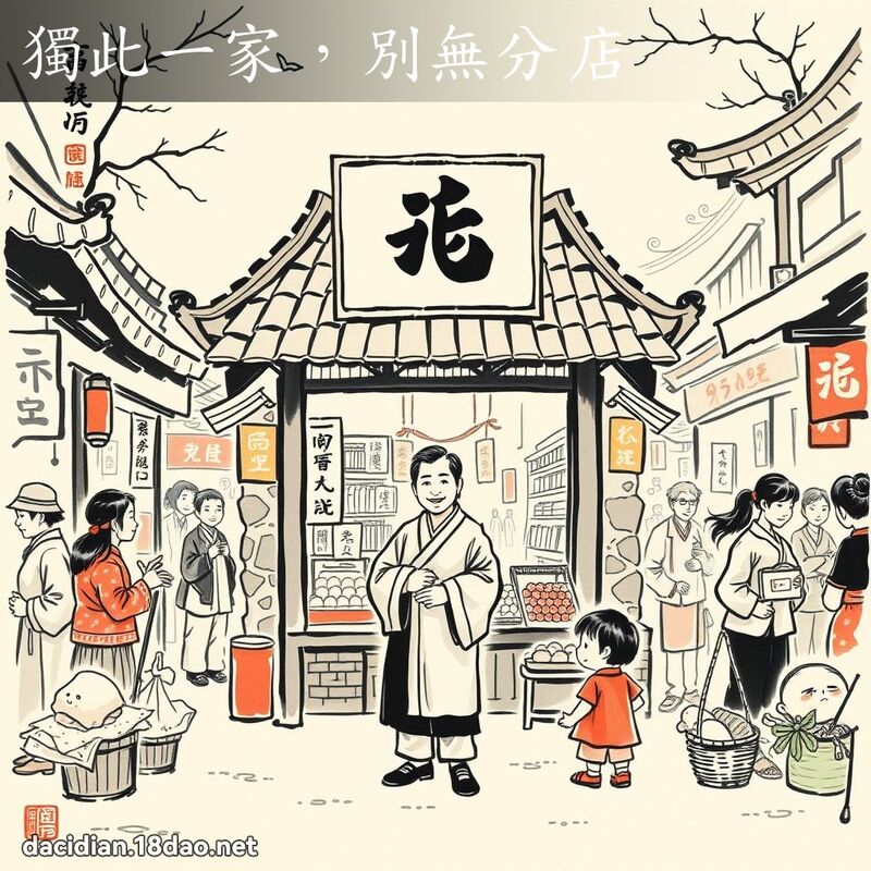 独此一家,別无分店 配图