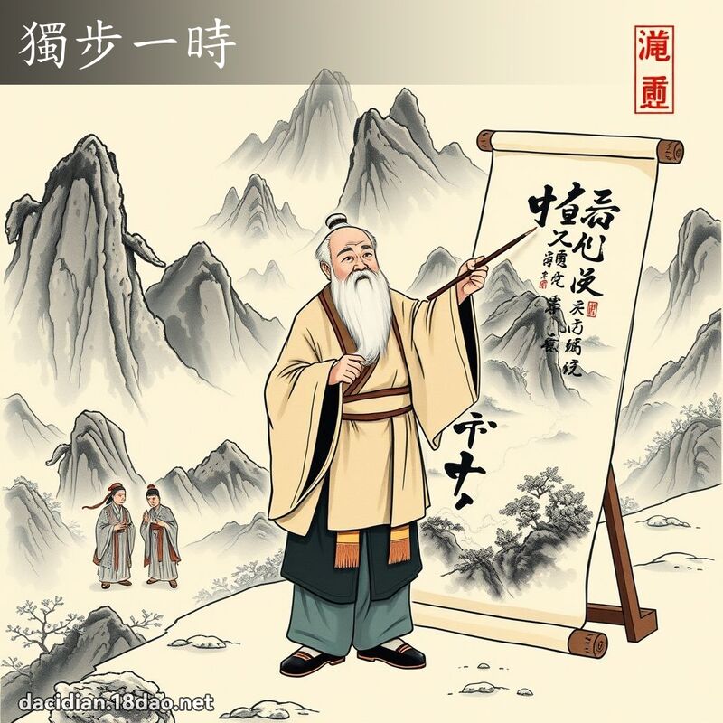 独步一时 配图