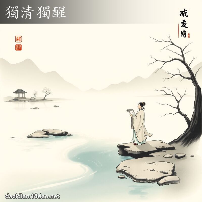 獨清獨醒 配图