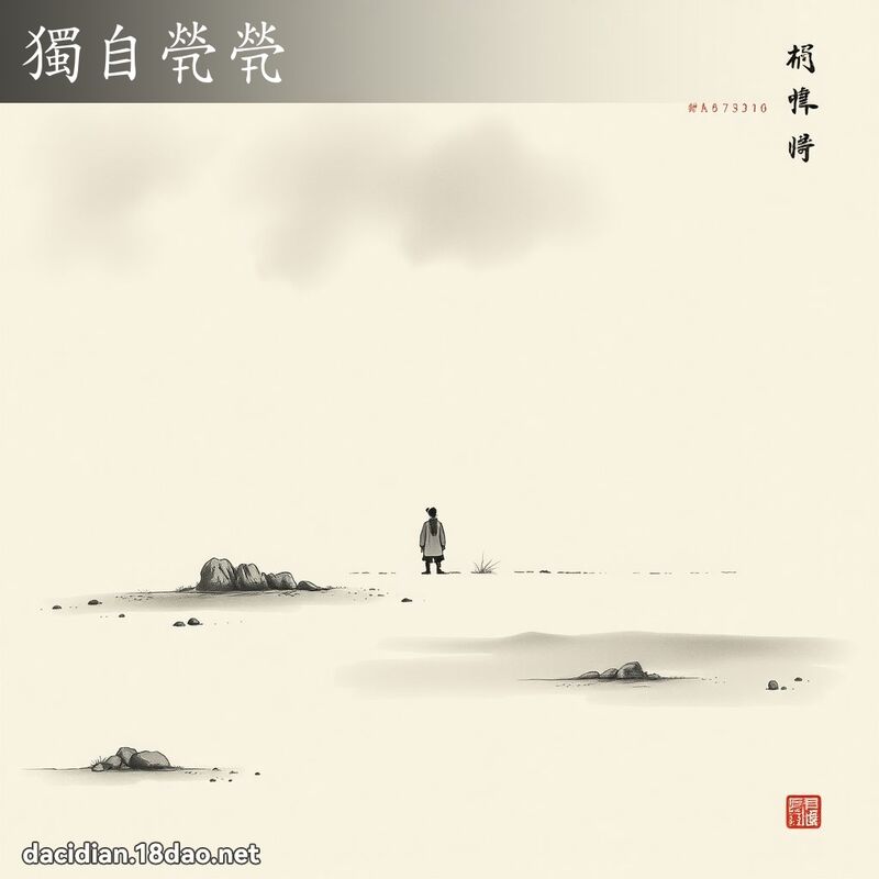 獨自煢煢 配图