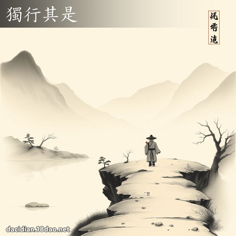 獨行其是 配图