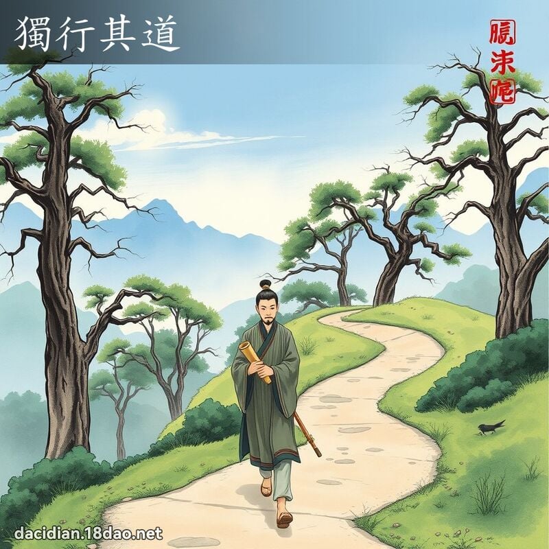 獨行其道 配图