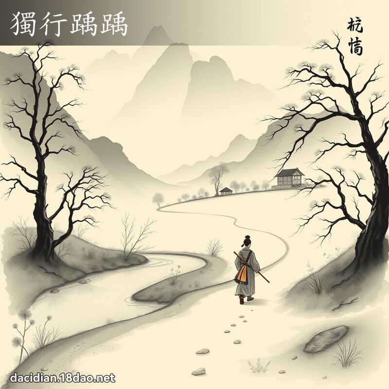 獨行踽踽 配图