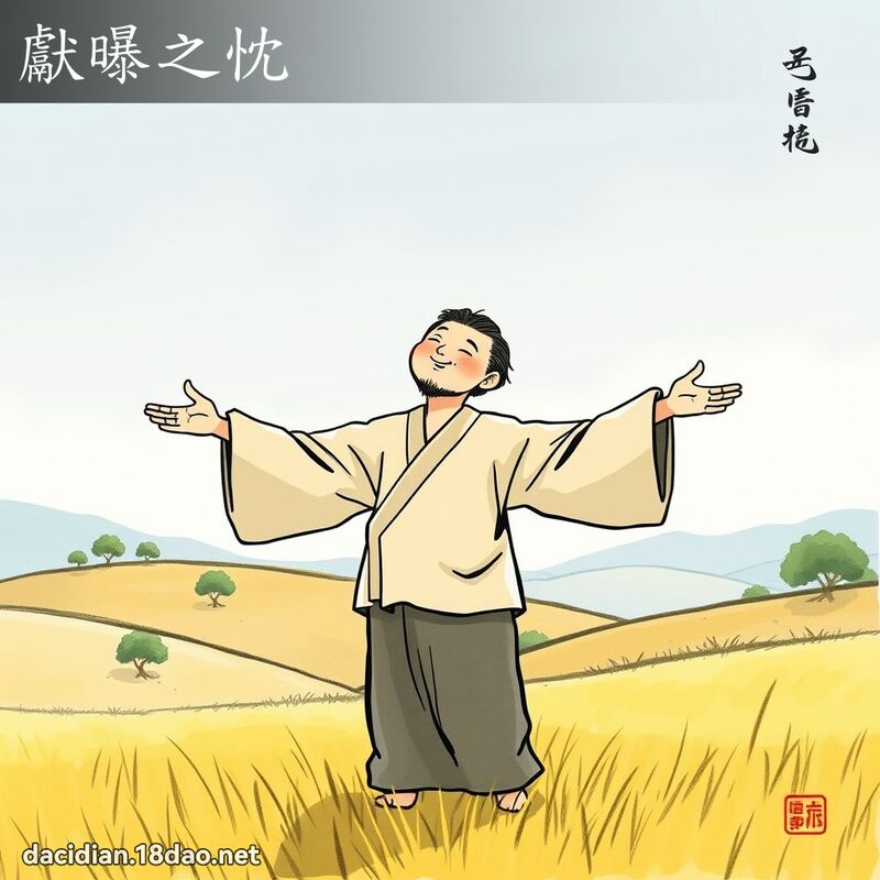 獻曝之忱 配图
