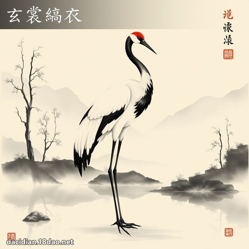 玄裳縞衣 配图