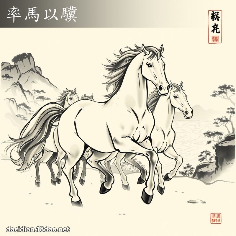 率馬以驥 配图