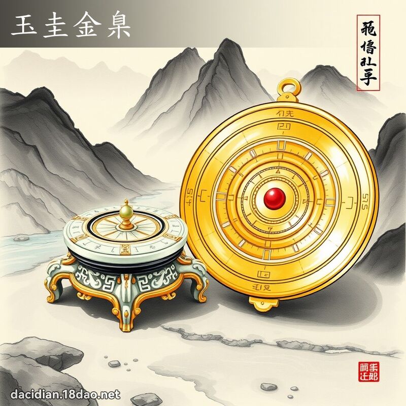 玉圭金臬 配图