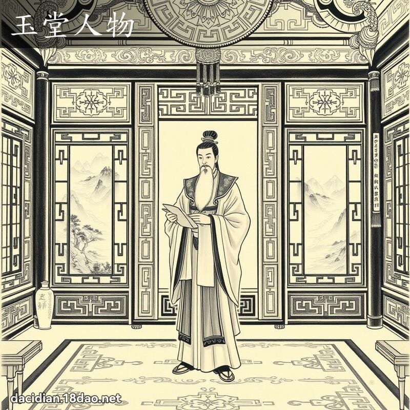 玉堂人物 配图
