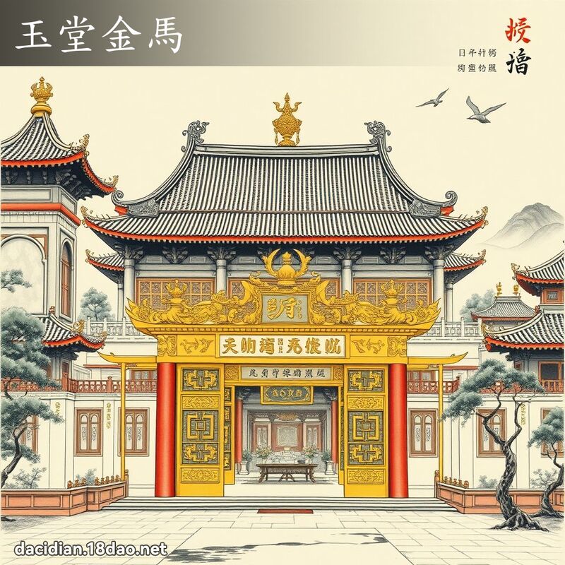 玉堂金馬 配图