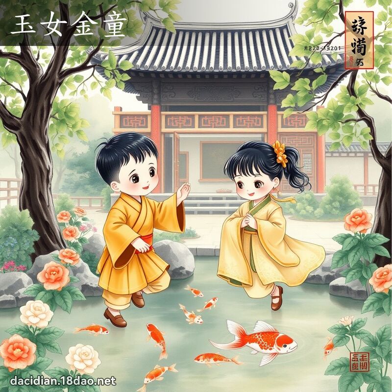 玉女金童 配图
