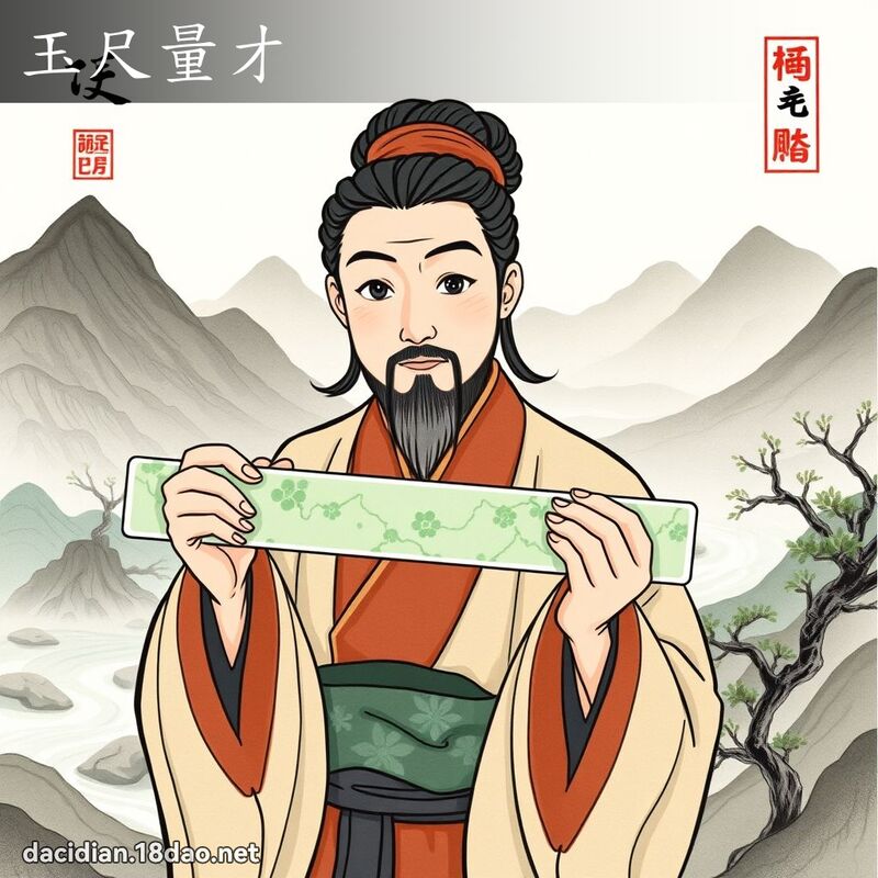 玉尺量才 配图