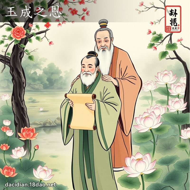 玉成之恩 配图