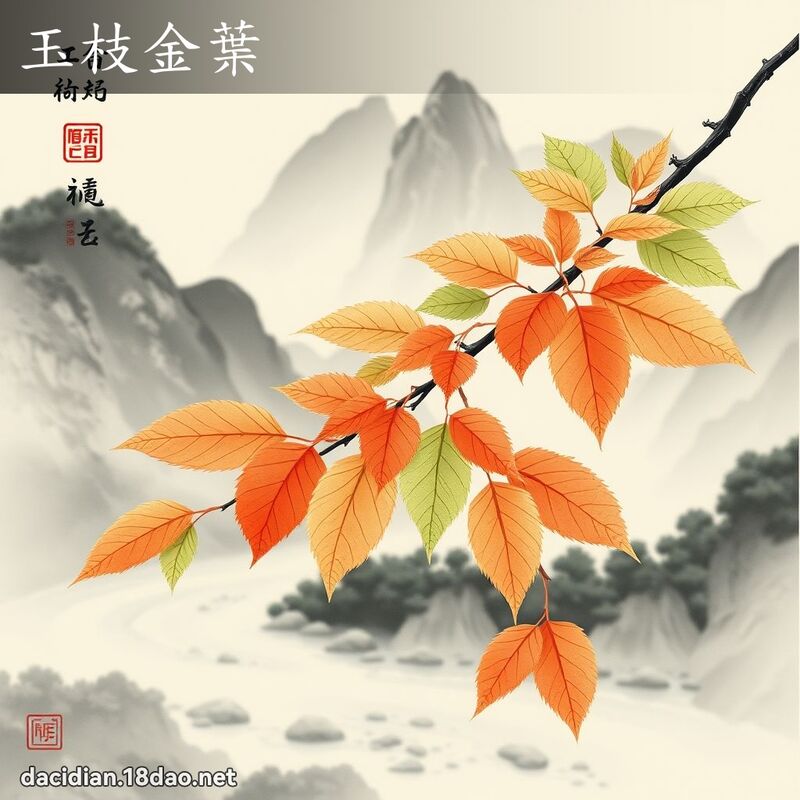 玉枝金葉 配图