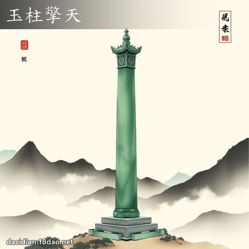 玉柱擎天 配图