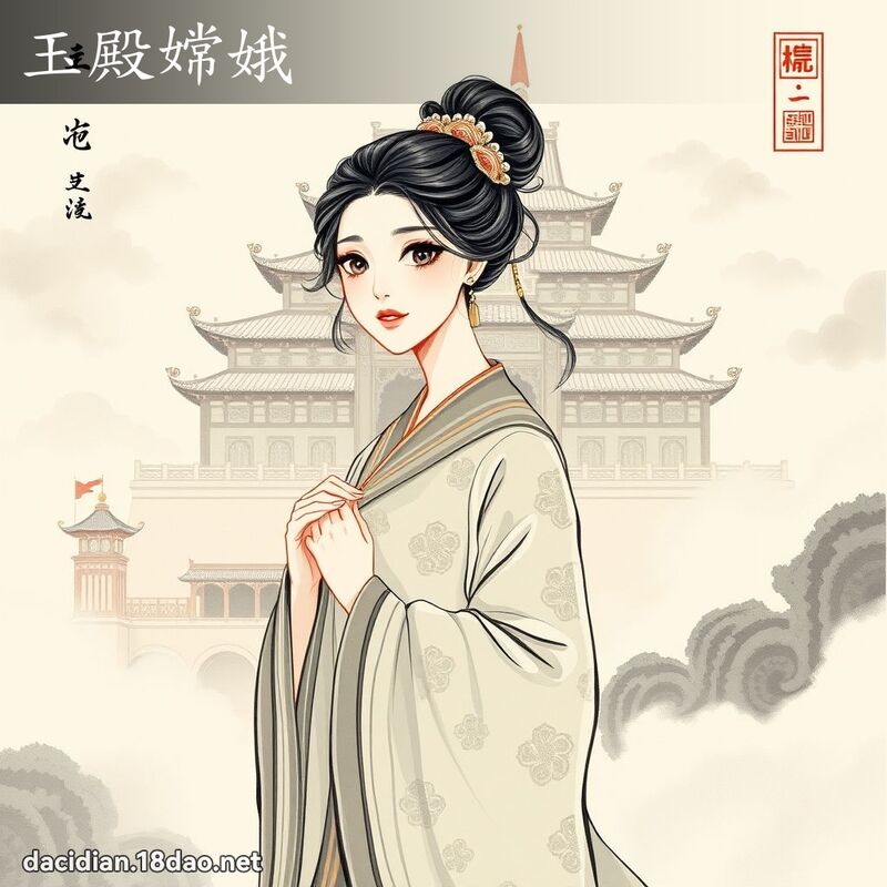 玉殿嫦娥 配图