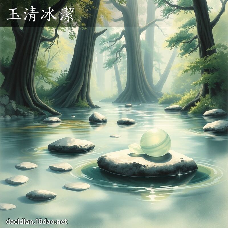玉清冰洁 配图