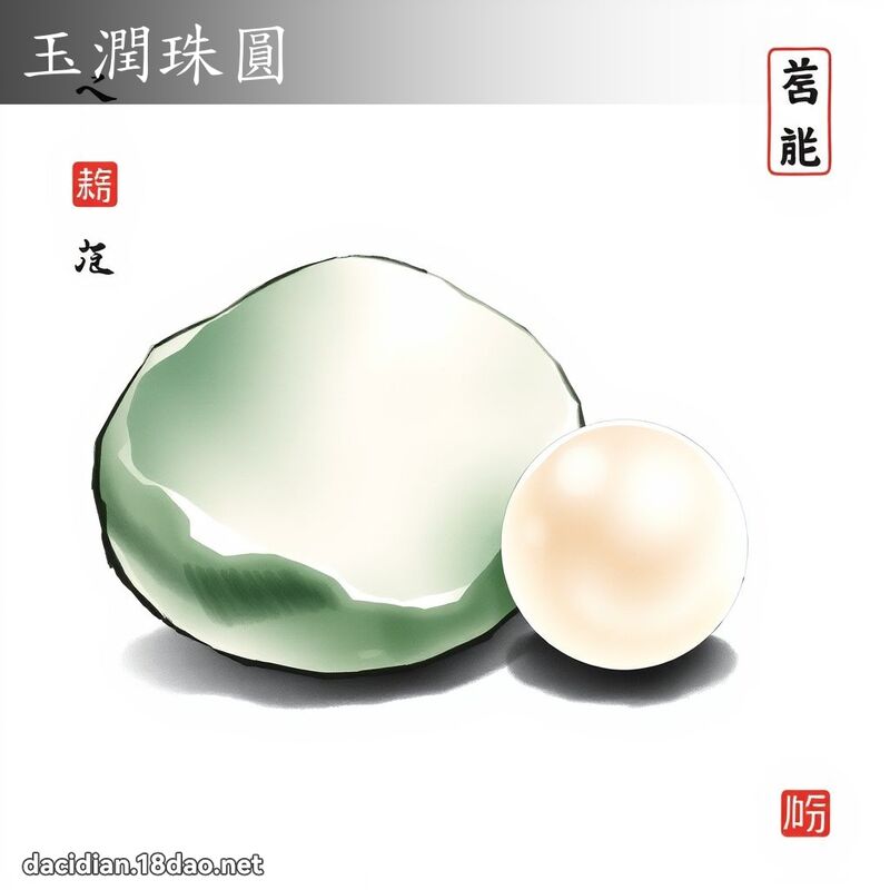 玉润珠圆 配图