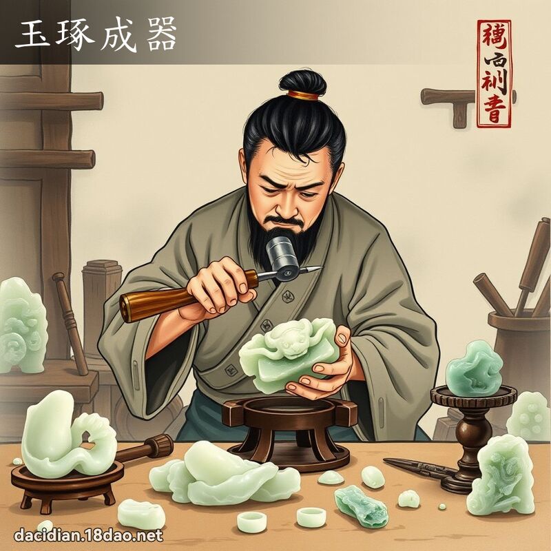 玉琢成器 配图