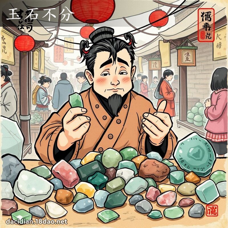 玉石不分 配图