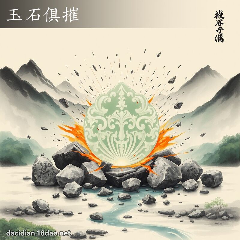 玉石俱摧 配图
