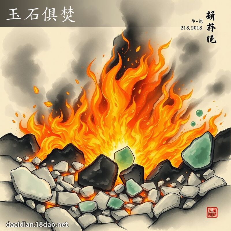 玉石俱焚 配图