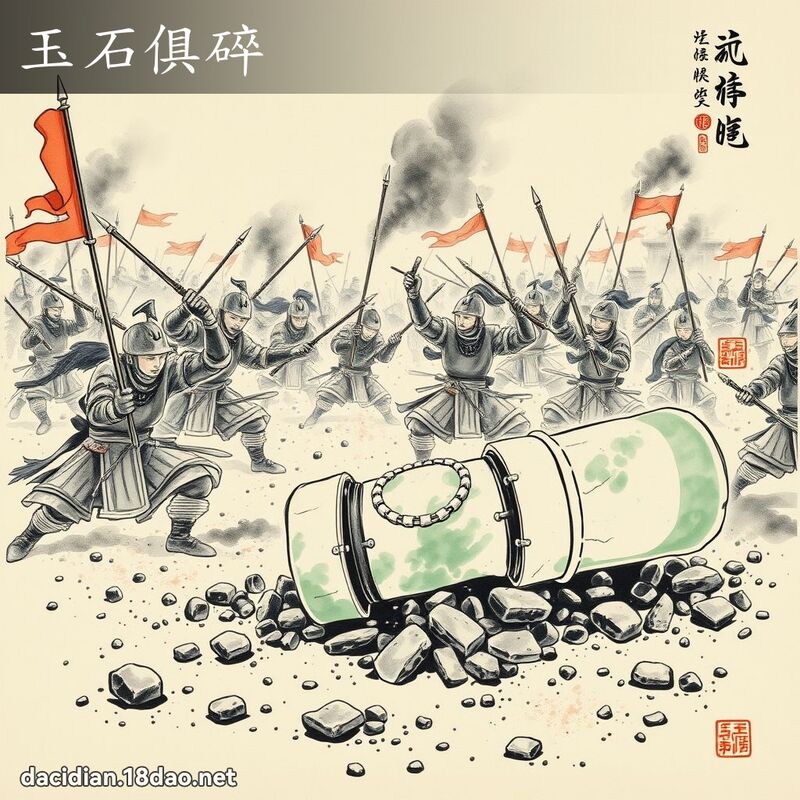 玉石俱碎 配图