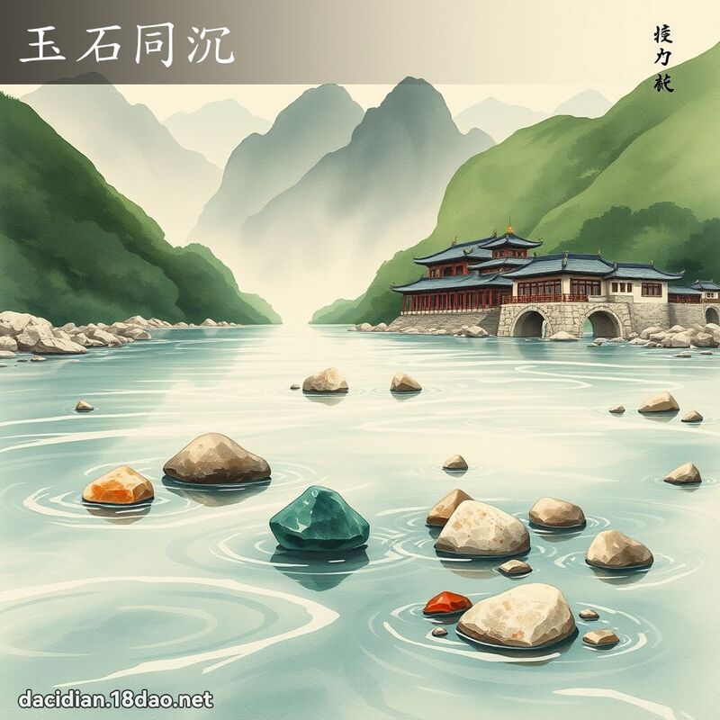 玉石同沉 配图