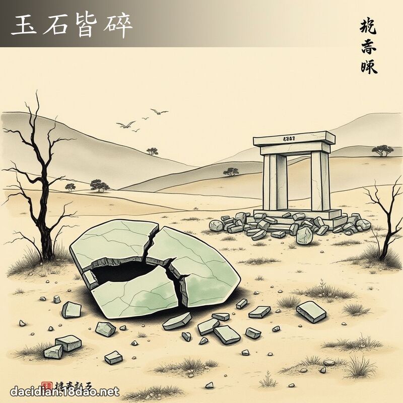 玉石皆碎 配图