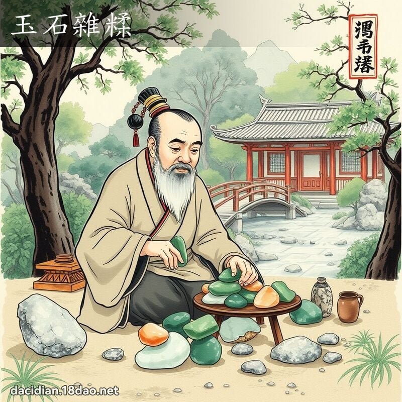 玉石杂糅 配图
