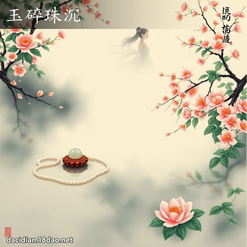 玉碎珠沉 配图