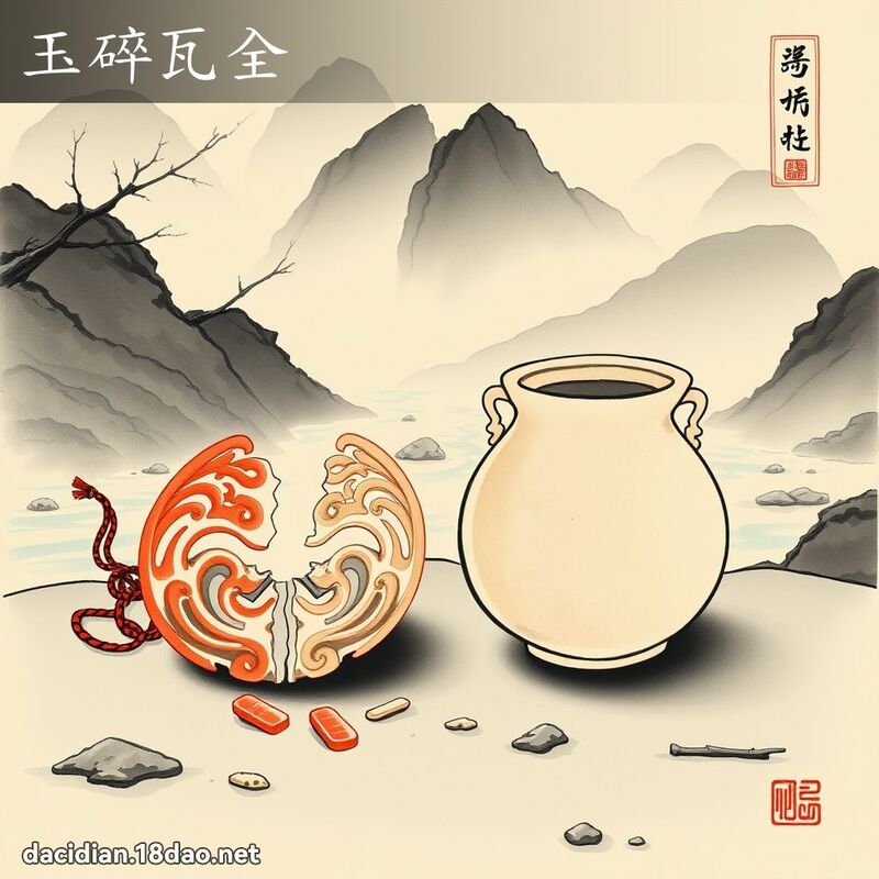 玉碎瓦全 配图