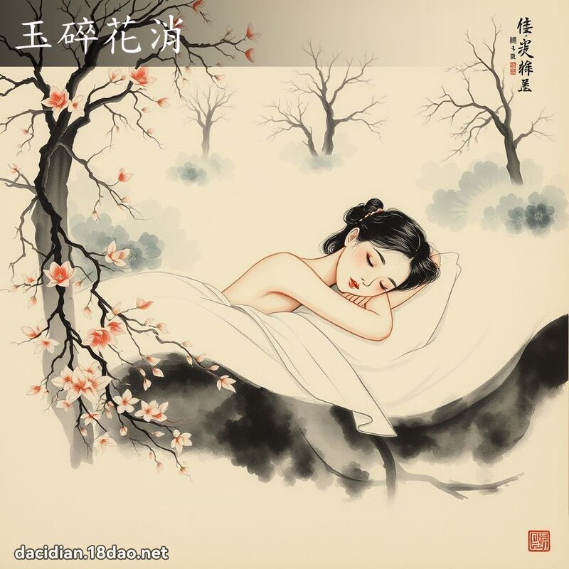 玉碎花消 配图