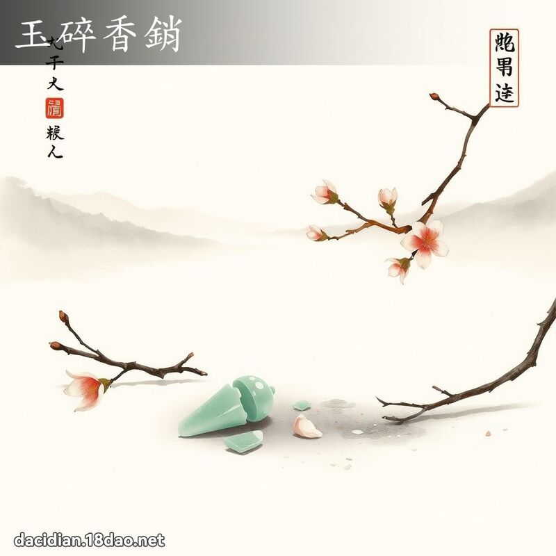 玉碎香销 配图