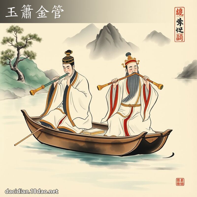 玉簫金管 配图
