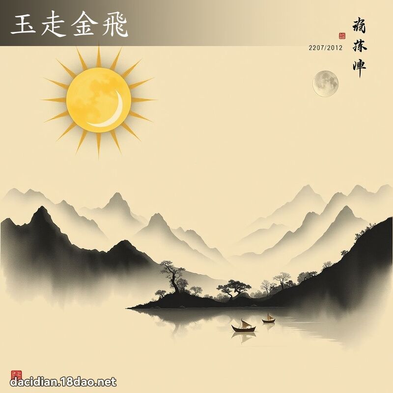 玉走金飞 配图