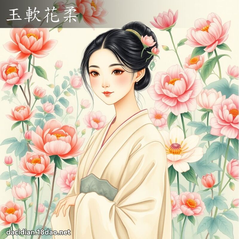 玉软花柔 配图