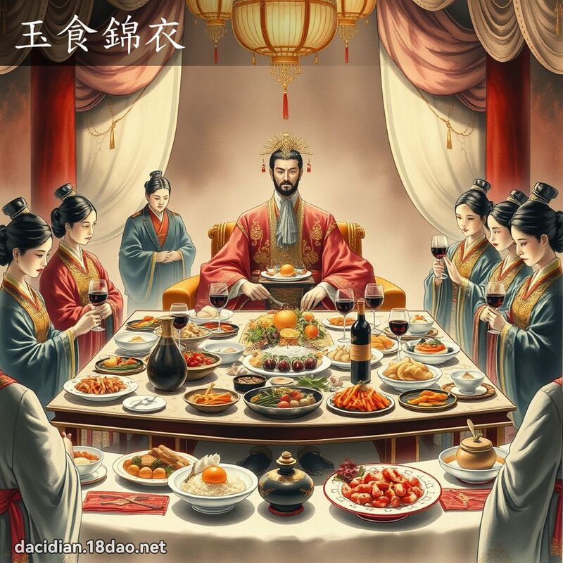 玉食锦衣 配图